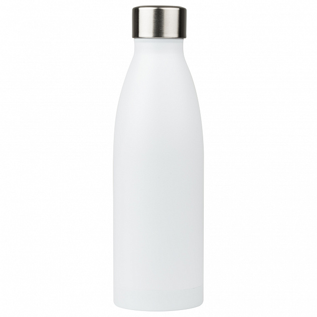 Термобутылка вакуумная герметичная, Fresco, 500 ml, белая с логотипом в Балашихе заказать по выгодной цене в кибермаркете AvroraStore