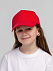 Бейсболка детская Standard Kids, красная с логотипом в Балашихе заказать по выгодной цене в кибермаркете AvroraStore