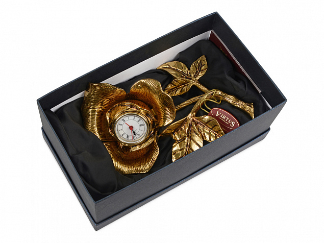 Часы настольные «Роза» с логотипом в Балашихе заказать по выгодной цене в кибермаркете AvroraStore
