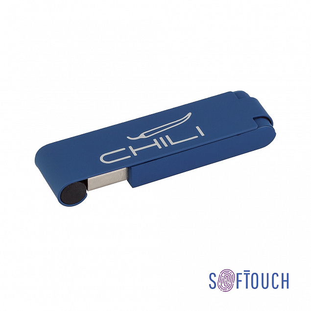 Флеш-карта "Case", объем памяти 16GB, покрытие soft touch с логотипом в Балашихе заказать по выгодной цене в кибермаркете AvroraStore
