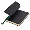 Ежедневник недатированный Boomer, А5,  темно-зеленый, кремовый блок, без обреза с логотипом в Балашихе заказать по выгодной цене в кибермаркете AvroraStore