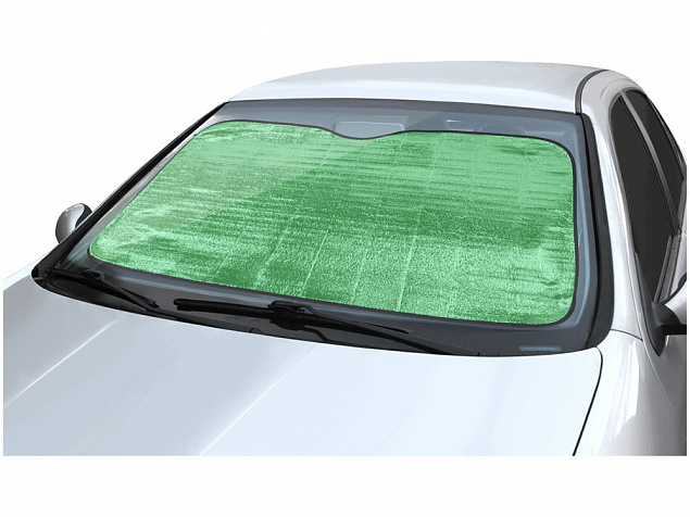 Автомобильный солнцезащитный экран Noson, зеленый с логотипом в Балашихе заказать по выгодной цене в кибермаркете AvroraStore