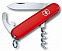 Армейский нож Waiter 84, красный с логотипом в Балашихе заказать по выгодной цене в кибермаркете AvroraStore