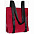 Шопер Clarity с красным органайзером, прозрачный с логотипом в Балашихе заказать по выгодной цене в кибермаркете AvroraStore