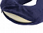 Подушка Basic из микрофибры с эффектом памяти U-shape, синий с логотипом в Балашихе заказать по выгодной цене в кибермаркете AvroraStore