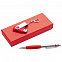 Набор Notes: ручка и флешка 16 Гб, красный с логотипом в Балашихе заказать по выгодной цене в кибермаркете AvroraStore