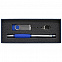 Коробка Notes с ложементом для ручки и флешки, синяя с логотипом в Балашихе заказать по выгодной цене в кибермаркете AvroraStore