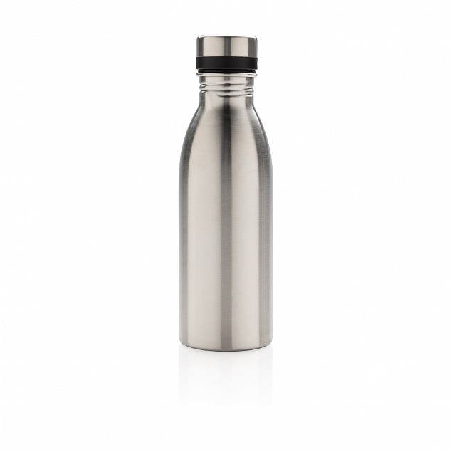 Бутылка для воды Deluxe из нержавеющей стали, 500 мл с логотипом в Балашихе заказать по выгодной цене в кибермаркете AvroraStore