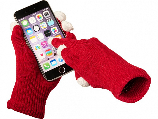 Сенсорные перчатки Billy, красный с логотипом в Балашихе заказать по выгодной цене в кибермаркете AvroraStore