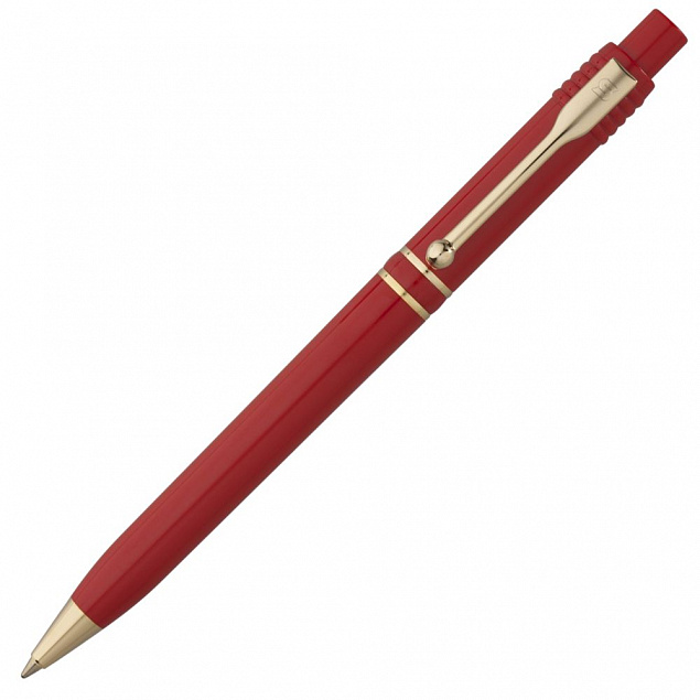 Ручка шариковая Raja Gold, красная с логотипом в Балашихе заказать по выгодной цене в кибермаркете AvroraStore