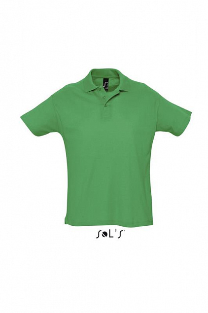 Джемпер (рубашка-поло) SUMMER II мужская,Ярко-зелёный L с логотипом в Балашихе заказать по выгодной цене в кибермаркете AvroraStore
