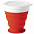 Складной стакан Astrada, красный с логотипом в Балашихе заказать по выгодной цене в кибермаркете AvroraStore