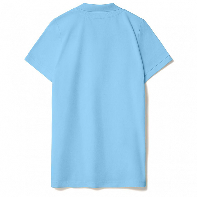 Рубашка поло женская Virma Lady, голубая с логотипом в Балашихе заказать по выгодной цене в кибермаркете AvroraStore