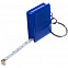 Брелок с рулеткой Square ver.2, синий с логотипом в Балашихе заказать по выгодной цене в кибермаркете AvroraStore