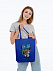 Холщовая сумка Moscow Boy, ярко-синяя с логотипом в Балашихе заказать по выгодной цене в кибермаркете AvroraStore