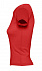 Футболка женская LADY 220 с V-обр. вырезом, красная с логотипом в Балашихе заказать по выгодной цене в кибермаркете AvroraStore