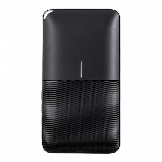 Беспроводная колонка Fusion с внешним аккумулятором, черная с логотипом в Балашихе заказать по выгодной цене в кибермаркете AvroraStore