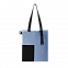 Шоппер Superbag Color (серый с чёрным) с логотипом в Балашихе заказать по выгодной цене в кибермаркете AvroraStore