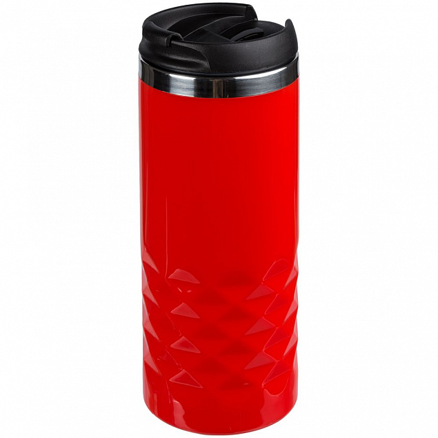 Термостакан Prism, красный с логотипом в Балашихе заказать по выгодной цене в кибермаркете AvroraStore
