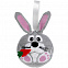 Елочный шар «Заяц с морковкой» с логотипом в Балашихе заказать по выгодной цене в кибермаркете AvroraStore
