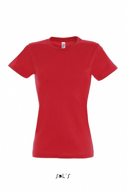Фуфайка (футболка) IMPERIAL женская,Красный L с логотипом в Балашихе заказать по выгодной цене в кибермаркете AvroraStore