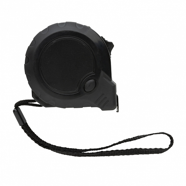 Рулетка из переработанного пластика RCS с кнопкой блокировки, 5м/19 мм с логотипом в Балашихе заказать по выгодной цене в кибермаркете AvroraStore