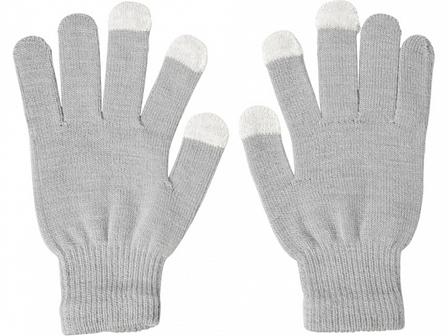 Сенсорные перчатки Billy, светло-серый с логотипом в Балашихе заказать по выгодной цене в кибермаркете AvroraStore