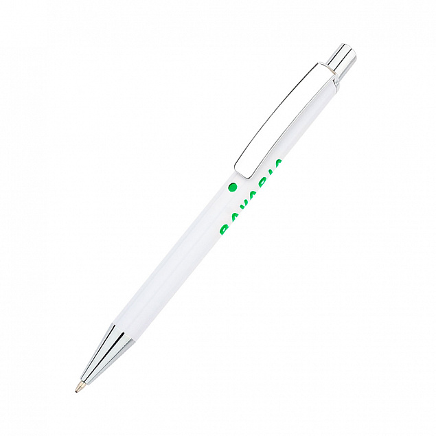 Ручка металлическая Bright - Зеленый FF с логотипом в Балашихе заказать по выгодной цене в кибермаркете AvroraStore