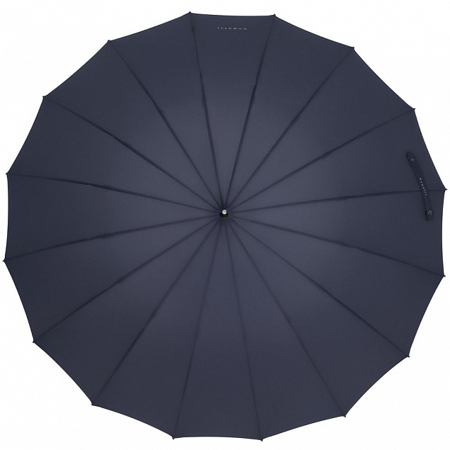 Зонт-трость Big Boss, темно-синий с логотипом в Балашихе заказать по выгодной цене в кибермаркете AvroraStore