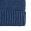 Шапка Brugge, синяя с логотипом в Балашихе заказать по выгодной цене в кибермаркете AvroraStore