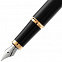 Ручка перьевая Parker IM Black GT с логотипом в Балашихе заказать по выгодной цене в кибермаркете AvroraStore