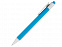 Ручка шариковая Athens черные чернила, голубой с логотипом в Балашихе заказать по выгодной цене в кибермаркете AvroraStore