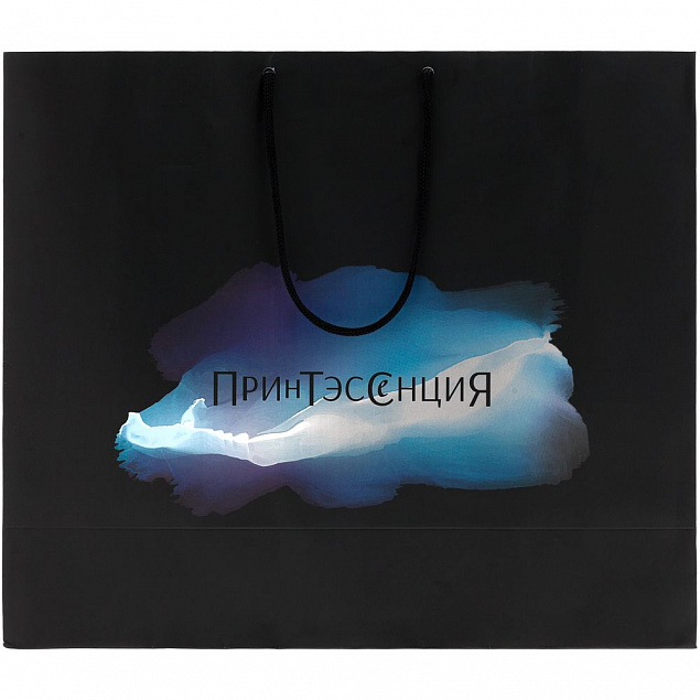 Пакет Essence Color, черный с логотипом в Балашихе заказать по выгодной цене в кибермаркете AvroraStore