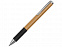 Ручка бамбуковая шариковая Gifu, черный с логотипом в Балашихе заказать по выгодной цене в кибермаркете AvroraStore