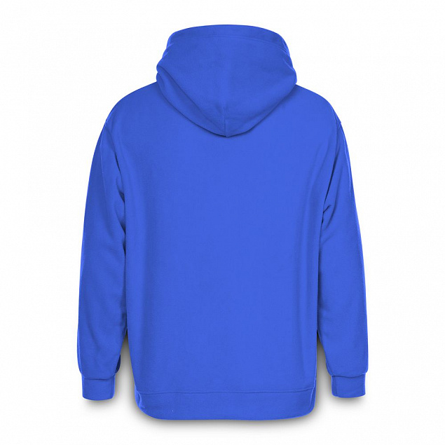Худи флисовое унисекс Manakin, ярко-синее с логотипом в Балашихе заказать по выгодной цене в кибермаркете AvroraStore