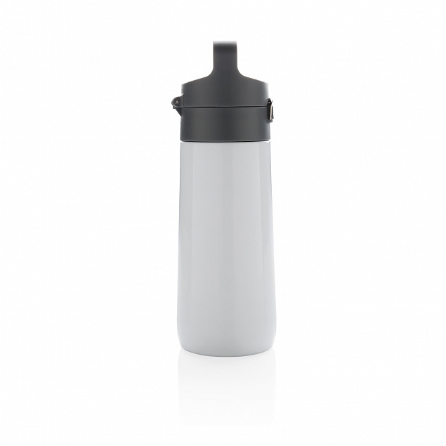 Герметичная вакуумная бутылка для воды Hydrate, белый с логотипом в Балашихе заказать по выгодной цене в кибермаркете AvroraStore