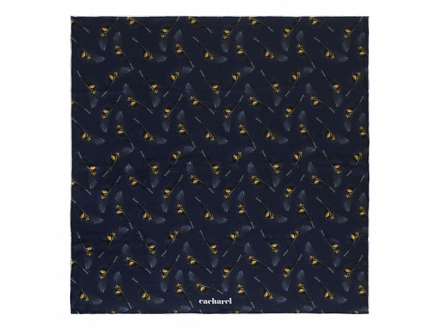 Шелковый платок Victoire Navy с логотипом в Балашихе заказать по выгодной цене в кибермаркете AvroraStore