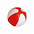 SUNNY Мяч пляжный надувной; бело-красный, 28 см, ПВХ с логотипом в Балашихе заказать по выгодной цене в кибермаркете AvroraStore