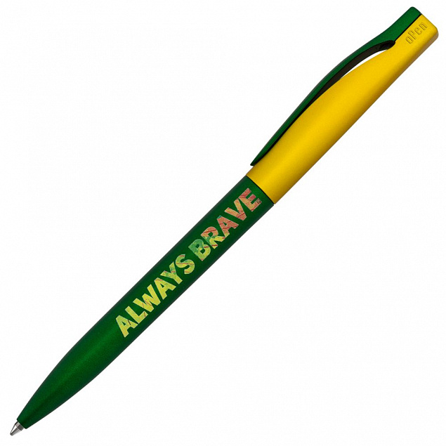 Ручка шариковая «Будь храбрым!» с логотипом в Балашихе заказать по выгодной цене в кибермаркете AvroraStore