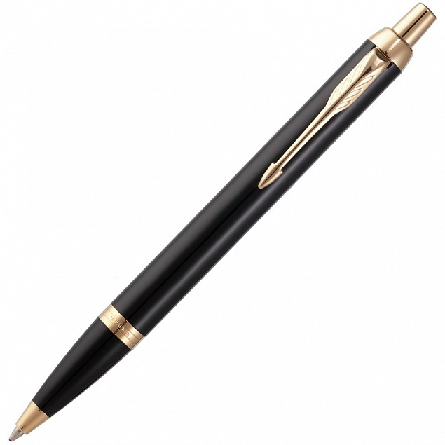 Ручка шариковая Parker IM Core K321 Black GT M с логотипом в Балашихе заказать по выгодной цене в кибермаркете AvroraStore