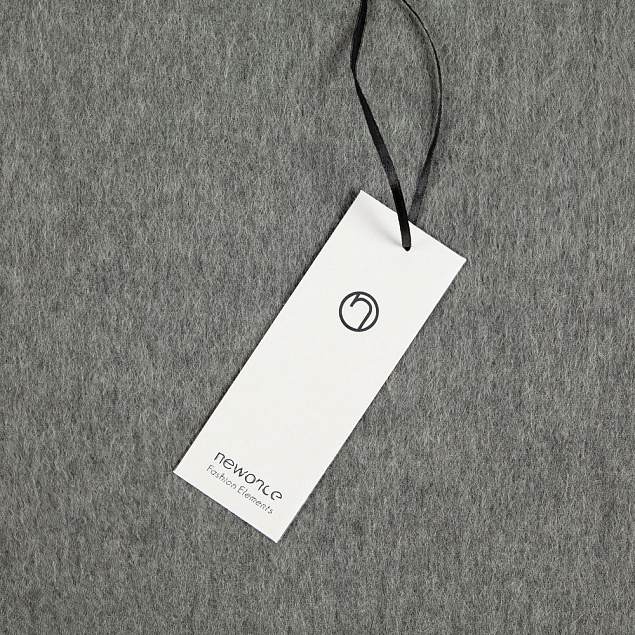 Шарф Graceful, серый с логотипом в Балашихе заказать по выгодной цене в кибермаркете AvroraStore