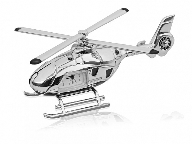 Часы Вертолет, серебристый с логотипом в Балашихе заказать по выгодной цене в кибермаркете AvroraStore