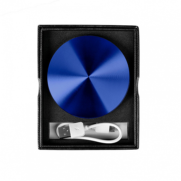 Универсальный аккумулятор "UFO" (6000mAh) в подарочной коробке,синий, 8,6х1,5 см,металл с логотипом в Балашихе заказать по выгодной цене в кибермаркете AvroraStore