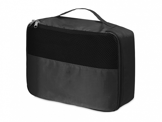 Комплект чехлов для путешествий Easy Traveller, черный с логотипом в Балашихе заказать по выгодной цене в кибермаркете AvroraStore
