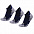 Набор из 3 пар спортивных мужских носков Monterno Sport, синий с логотипом в Балашихе заказать по выгодной цене в кибермаркете AvroraStore