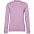 Свитшот женский Set In, фиолетовый меланж с логотипом в Балашихе заказать по выгодной цене в кибермаркете AvroraStore