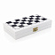 Набор настольных игр 3 в 1 в деревянной коробке с логотипом в Балашихе заказать по выгодной цене в кибермаркете AvroraStore