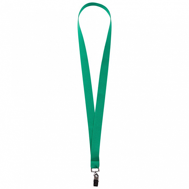 Лента для бейджа Neckband, зеленый с логотипом в Балашихе заказать по выгодной цене в кибермаркете AvroraStore