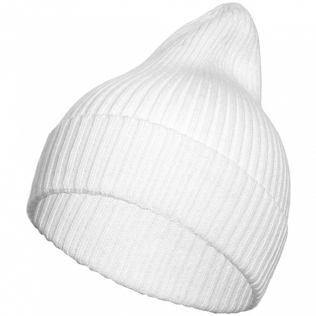 Шапка Alpine, белая с логотипом в Балашихе заказать по выгодной цене в кибермаркете AvroraStore