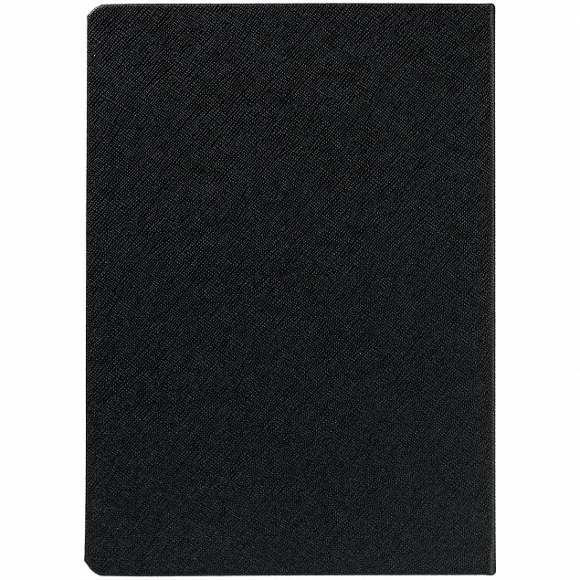 Ежедневник Saffian, недатированный, черный с логотипом в Балашихе заказать по выгодной цене в кибермаркете AvroraStore